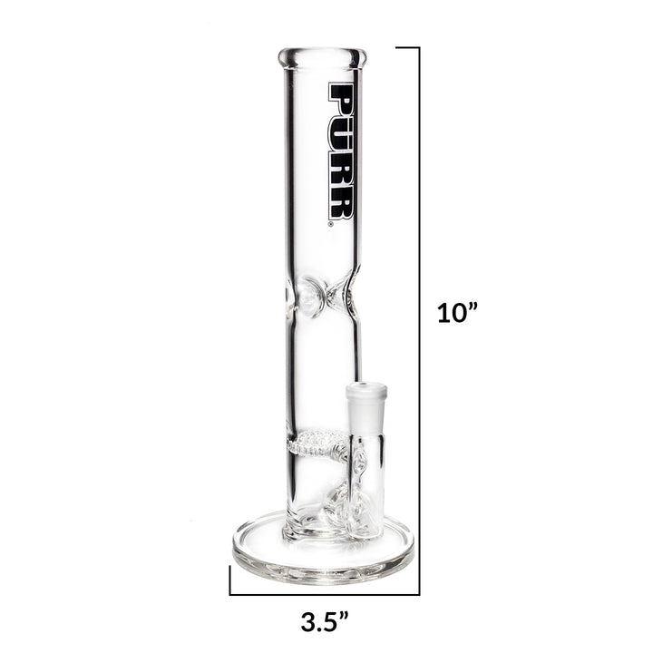 10" Honeycomb Straight Tube Bong