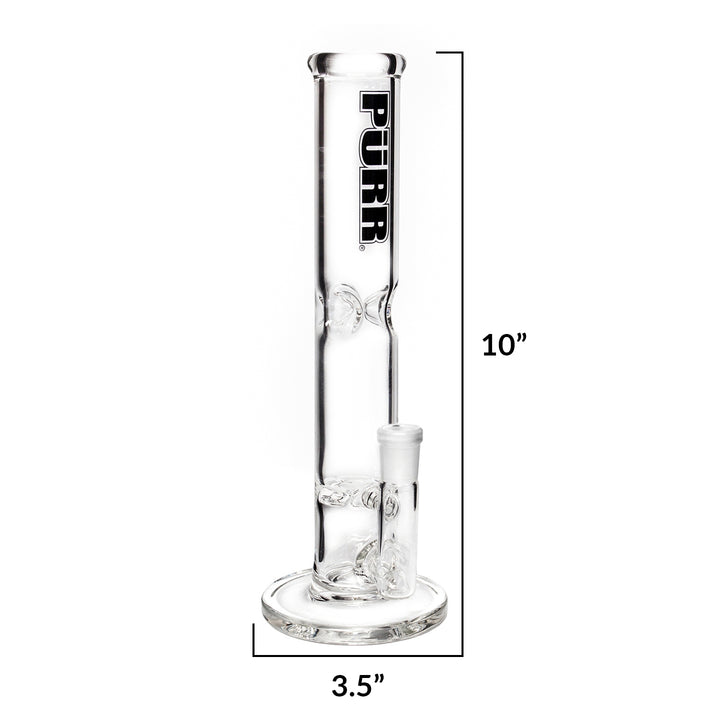 10" Turbine Straight Tube Bong