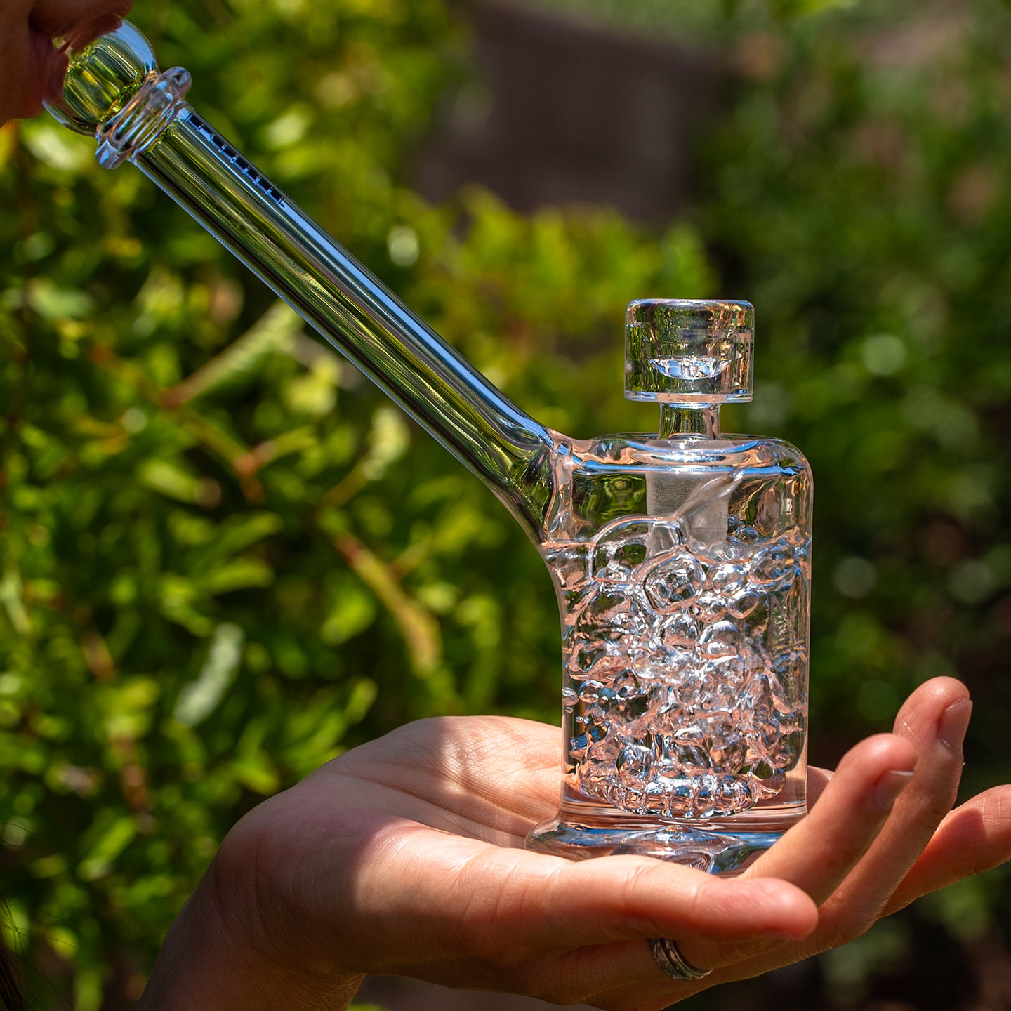 Sold Bubbler-Hand made Bubbler Bong for smooth smoking