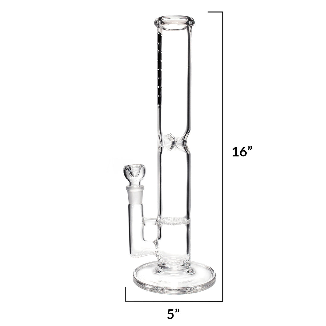 16" Honeycomb Straight Tube Bong