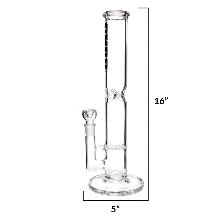 16" Honeycomb Straight Tube Bong