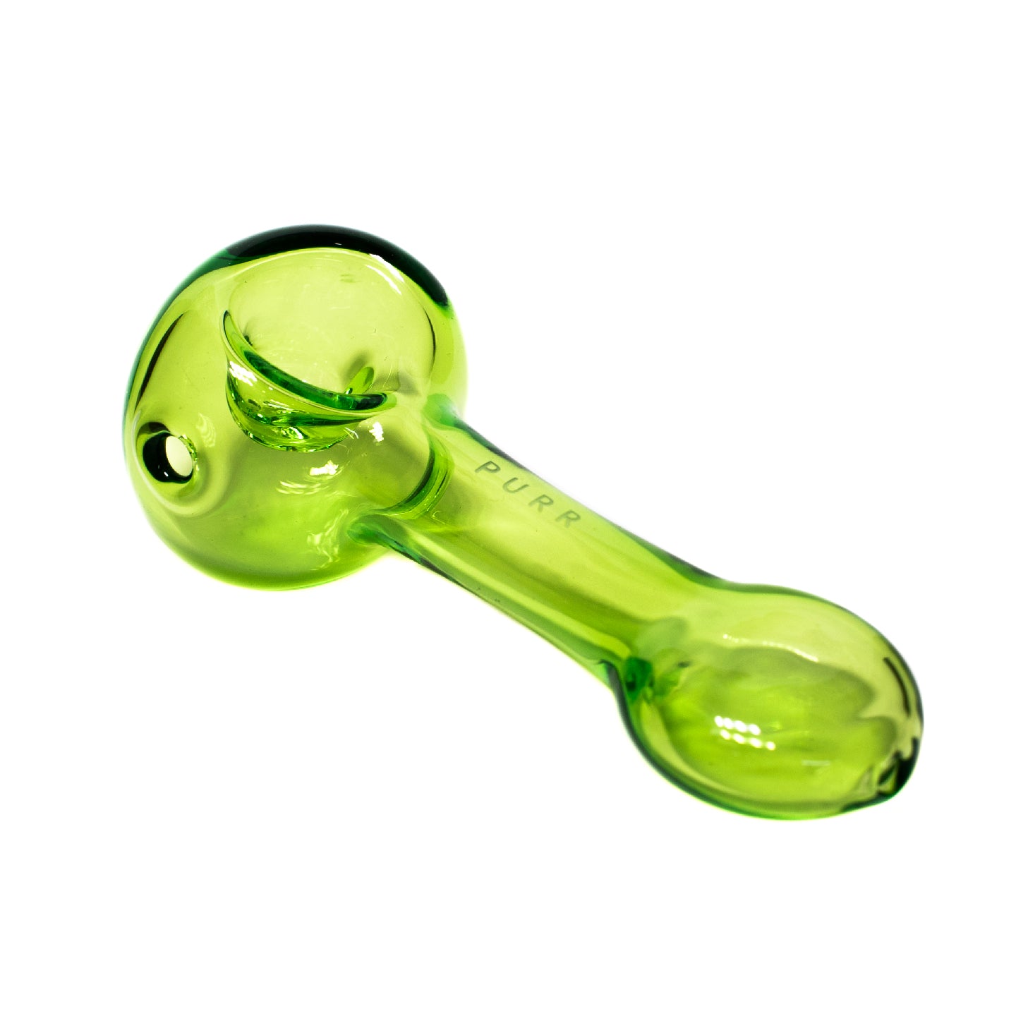 3-Hole Spoon Pipe - Purr Glass