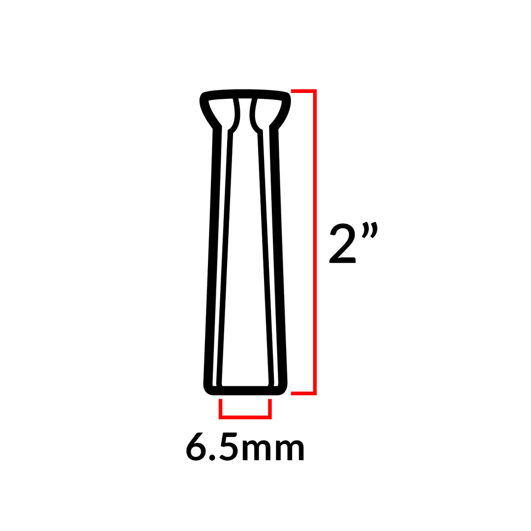 Custom - Pink Slyme 6.5mm Taper Tip with Flare