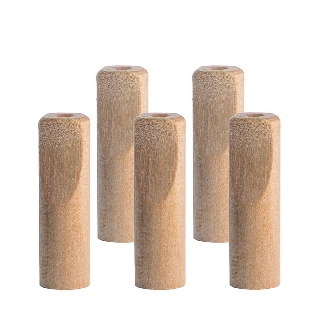 6.5mm Tapered Wood Tips (5-Pack)