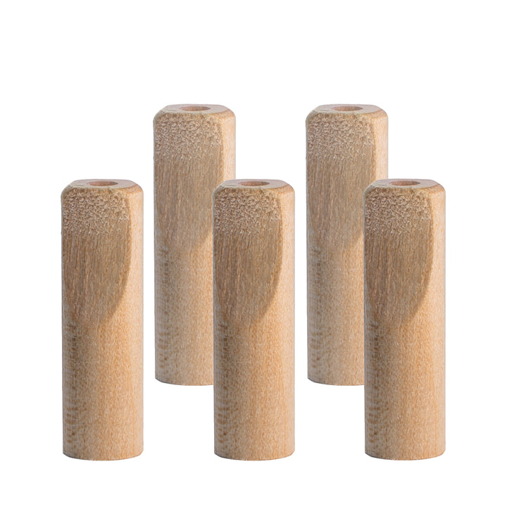 6.5mm Tapered Wood Tips (5-Pack)