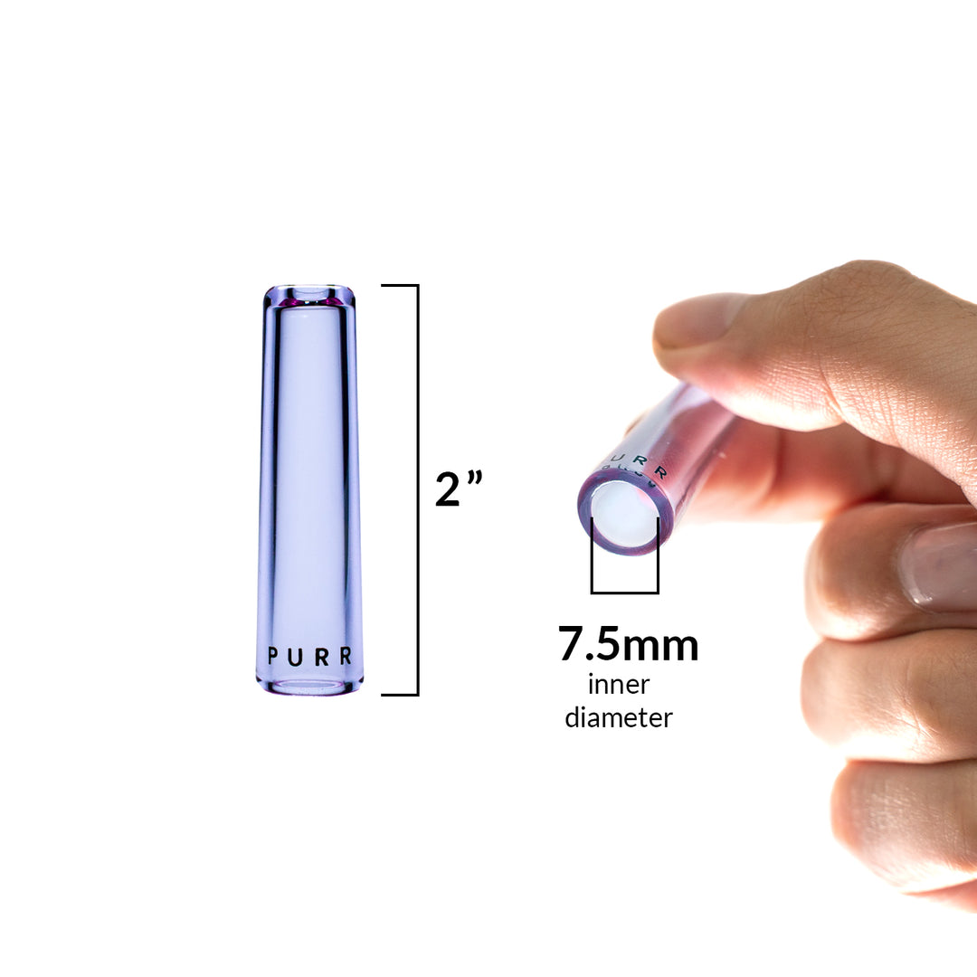 7.5mm Tapered Glass Joint Filter Tip – Purr Glass