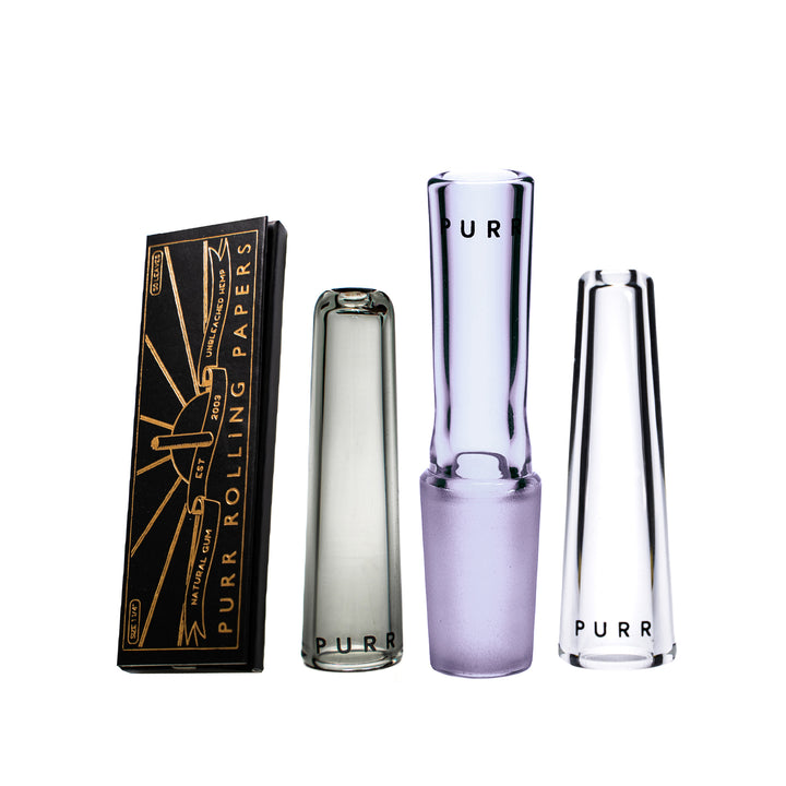 Glass Filter Tips, Roll-In Filter Tips, and Rolling Machine – Purr Glass