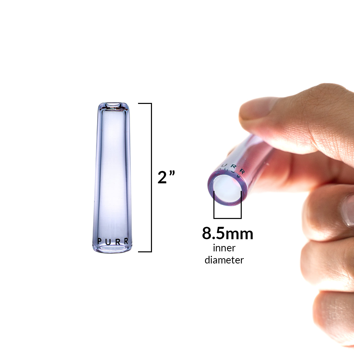8.5mm Tapered Glass Joint Filter Tip