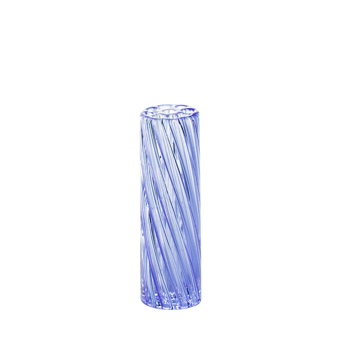 Lavender reusable 9mm borosilicate glass filter tip