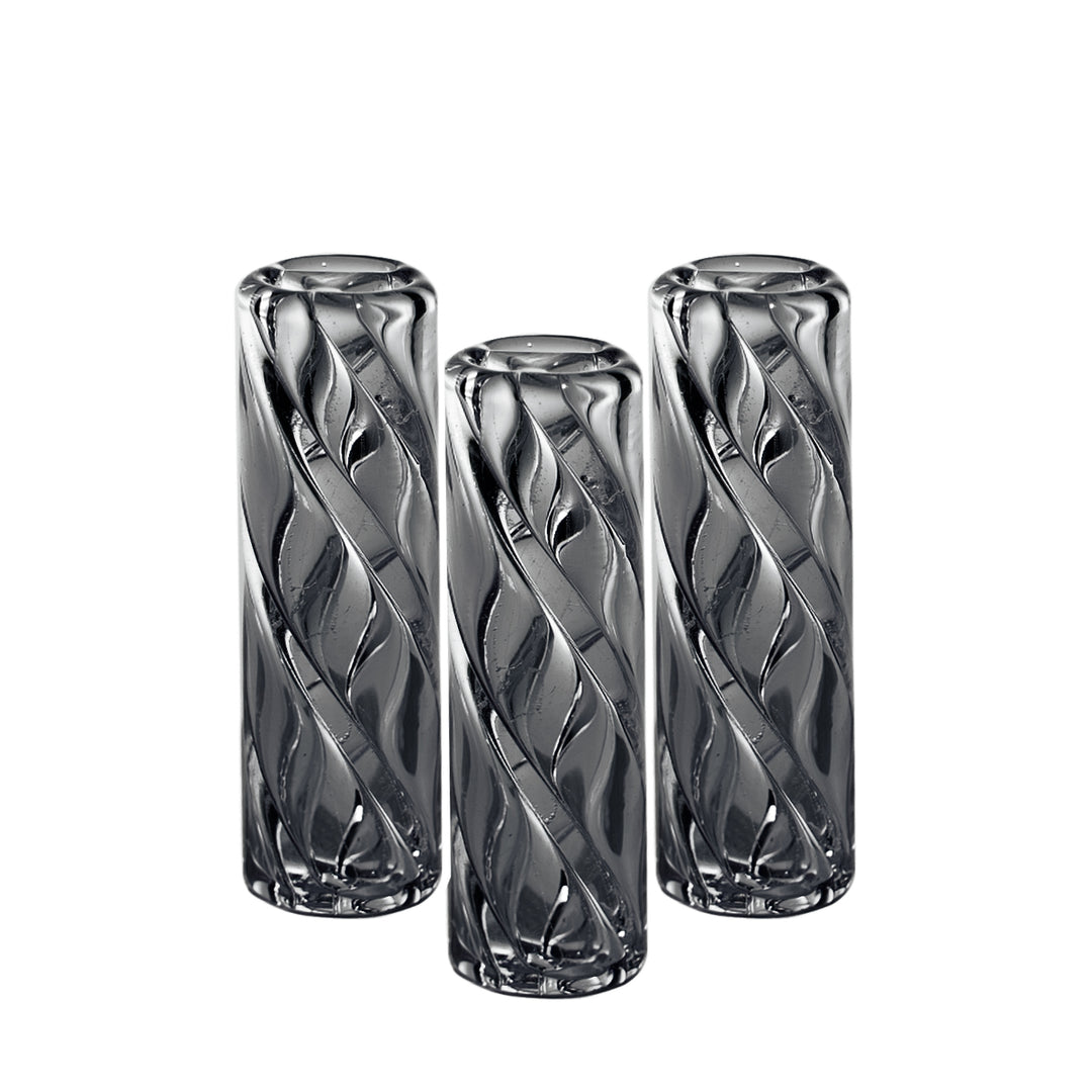 Reusable 9mm spiral glass filter tips 3 pack