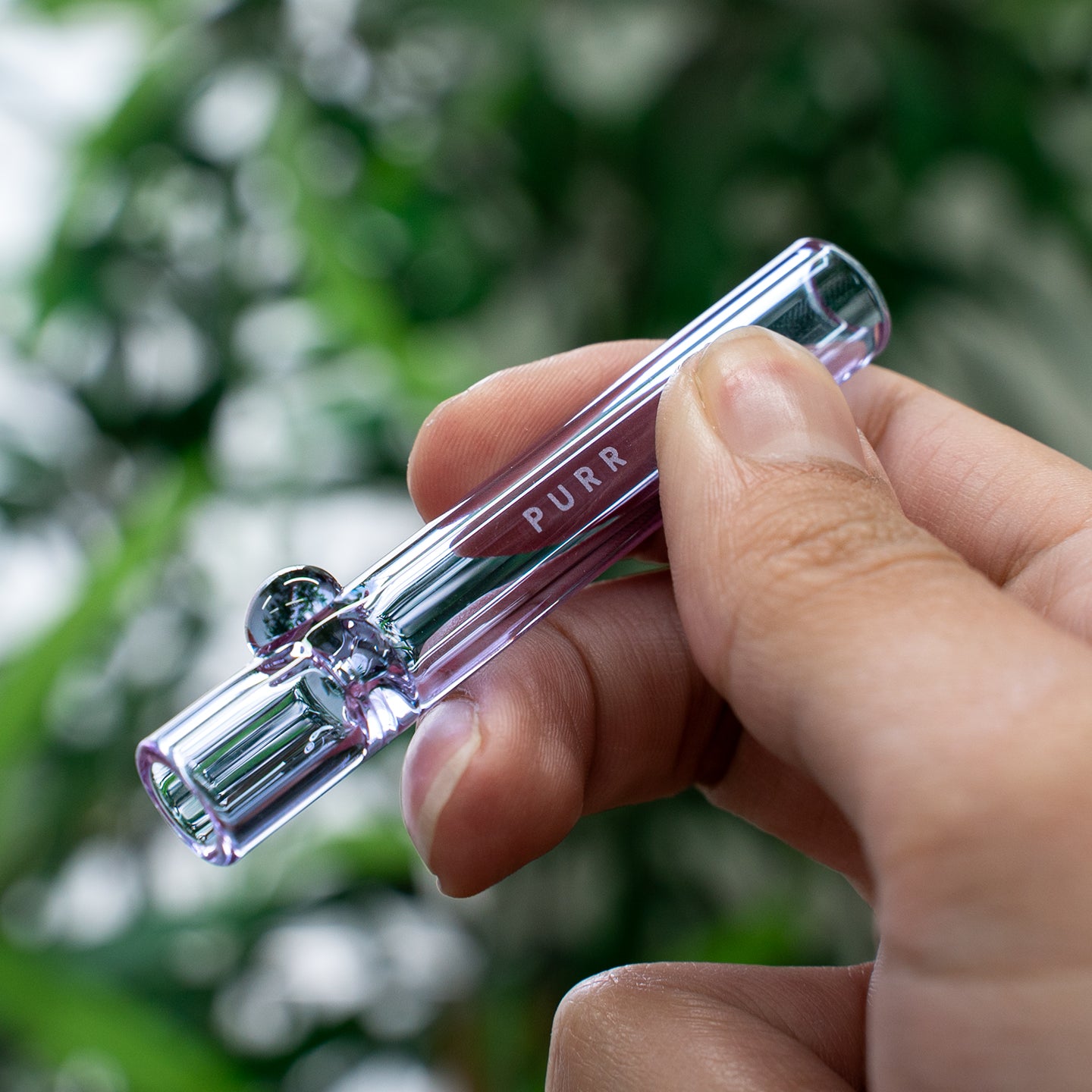 Glass One Hitter Pipe - Purr Glass