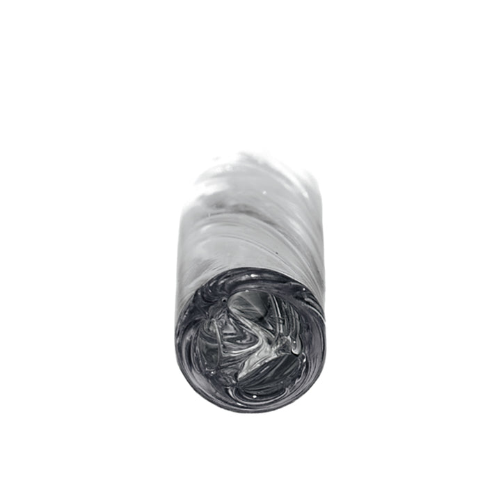 Internal spiral airflow channel glass filter tip