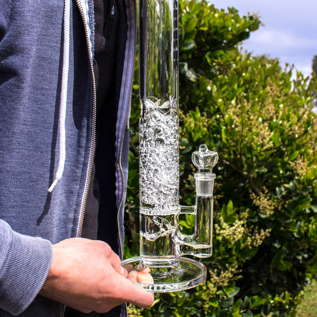 16" Honeycomb Straight Tube Bong