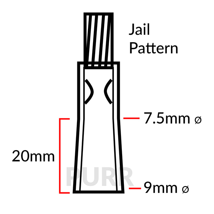 Custom - 3 x Tapered Heady Original Smokey - Jail